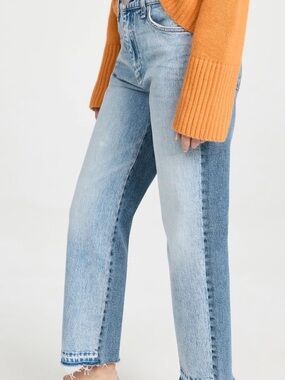 rag & bone Harlow Two Tone Jeans